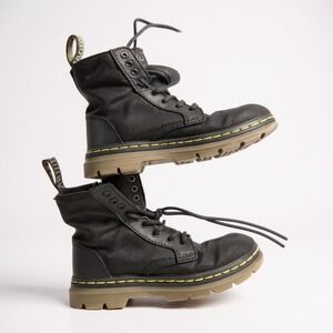 Dr. Martens Combs II Kids Black Combat Boots Size 11‎ UK / 12 US